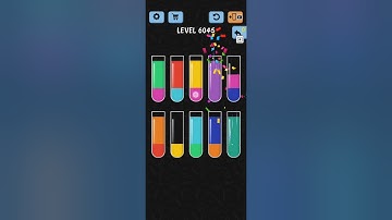 Water Color Sort Level 6045 Gameplay WalkThrough Solution