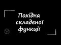 Математика: Похідна складеної функції | Підготовка до ЗНО