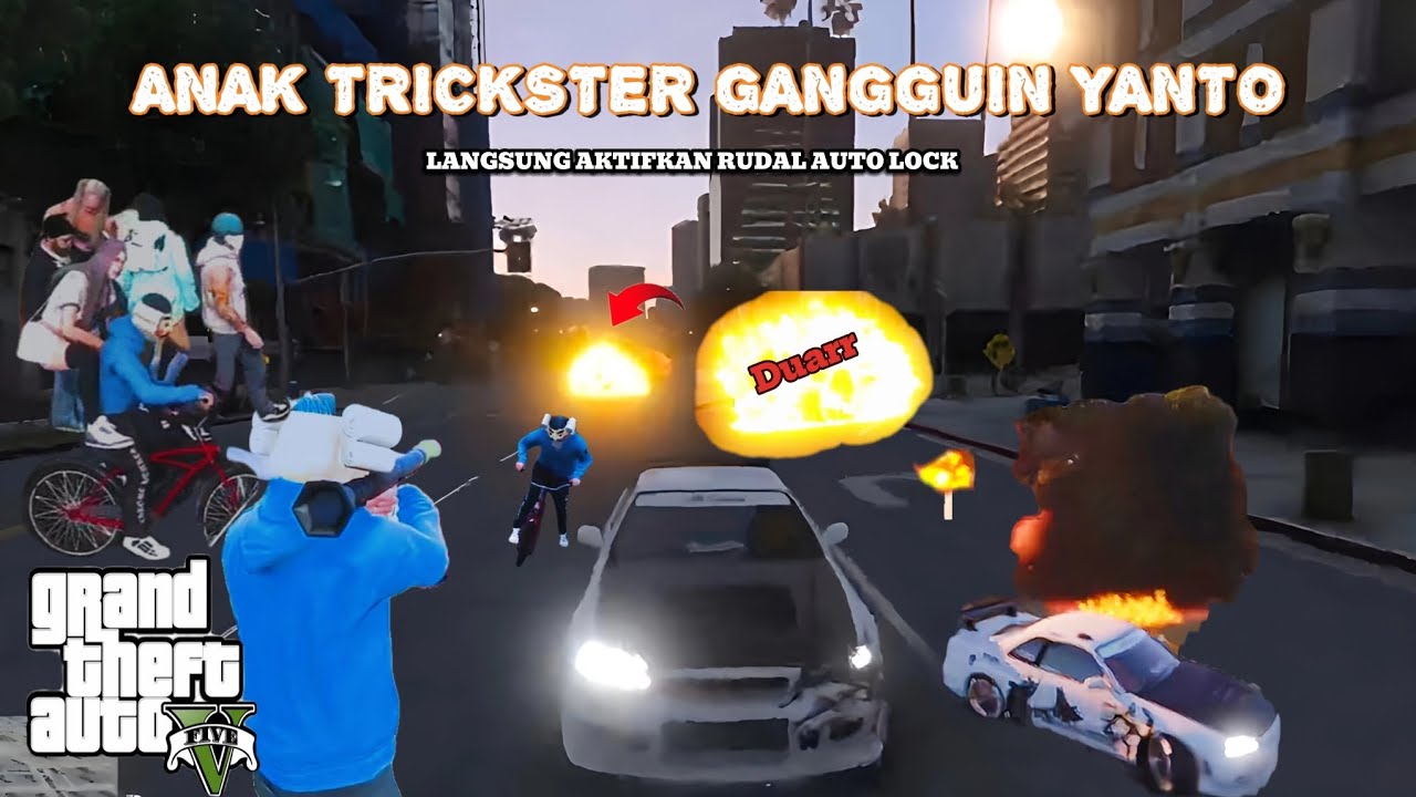ANAK TRICKSTER GANGGUIN YANTO SEBUT NAMA JELOOL, YANTO AUTO NGAMUK⁉️GTA V ROLEPLAY #gta5 #hopefully