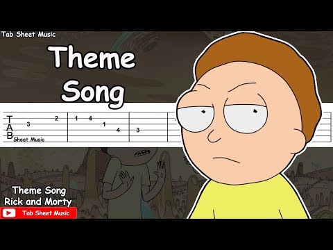 Rick and Morty - Theme Song Guitar Tutorial