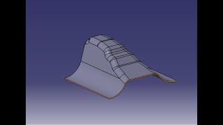 Surfacing Part |Generative Shape design | Catia V5