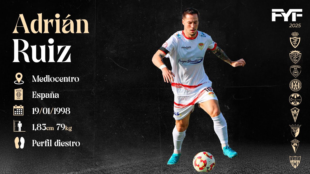 Adrián Ruiz #16 // Mediocentro // Martos C.D. // 2024/25 - YouTube