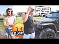 THROWING MY FIANCE'S PHONE OUT THE CAR WINDOW! *PRANK*