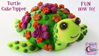 How To Make A Turtle Cake Topper With Krazy Kool Cakes!