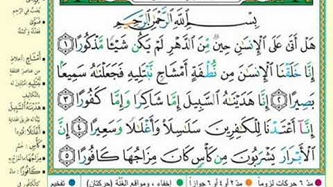 سورة الانسان مكررة 3 مرات الشيخ المنشاوي رحمه الله
