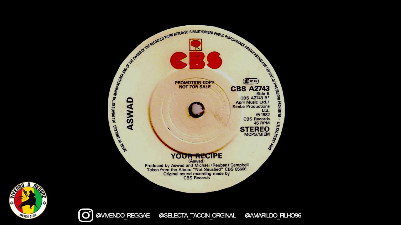 Aswad - Your Recipe [Cbs Records] - YouTube