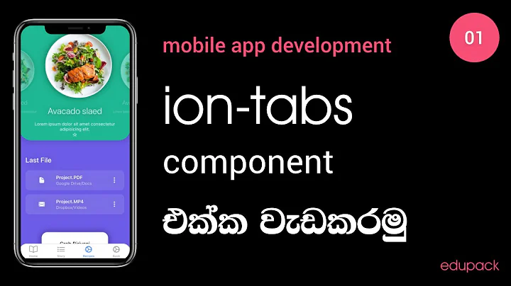 How to Add A Tab Bar to Your Ionic 5 App 2020