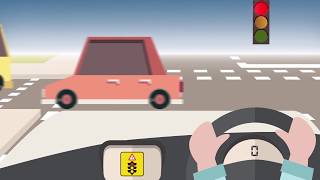 CAVI: Red light warning (V2I)