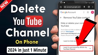 How to Delete Youtube Channel Permanently on Phone 2022 || Delete YouTube Channel on Mobile