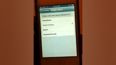 How to turn off "triple click mode" on iPhone 4? Tutorial