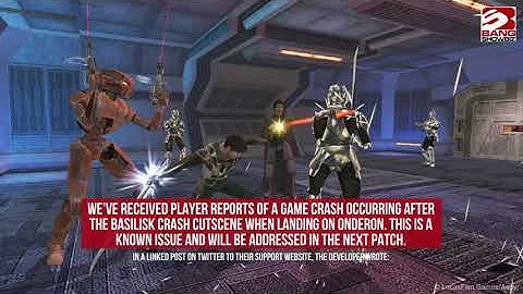 Star Wars Knights of the Old Republic II bug makes it impossible to complete game on Switch