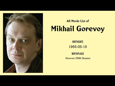 Video: Schauspieler Mikhail Gorevoy: Biografie Und Filmografie