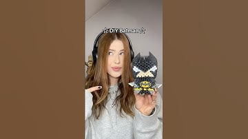 DIY Origami 3D BATMAN Perfect GIFT For Him