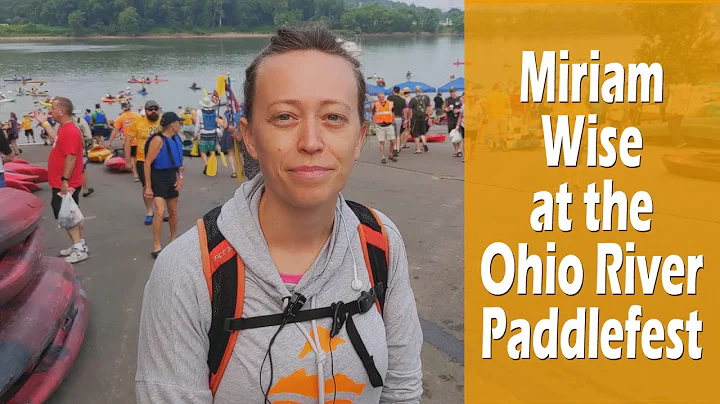 Miriam Wise at the 2021 Ohio River Paddlefest