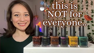 Hyena WORM FOOD 🪳🛢️ So Nasty… in the Best Way? 👀 Collection Swatches, Comparisons + Review!