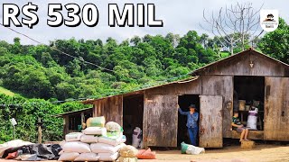 CHÁCARA PANORÂMICA DO VALDECI COM CASA LAVOURA DE CAFÉ PASTO E RIACHO R$ 530 MIL-Código:2399