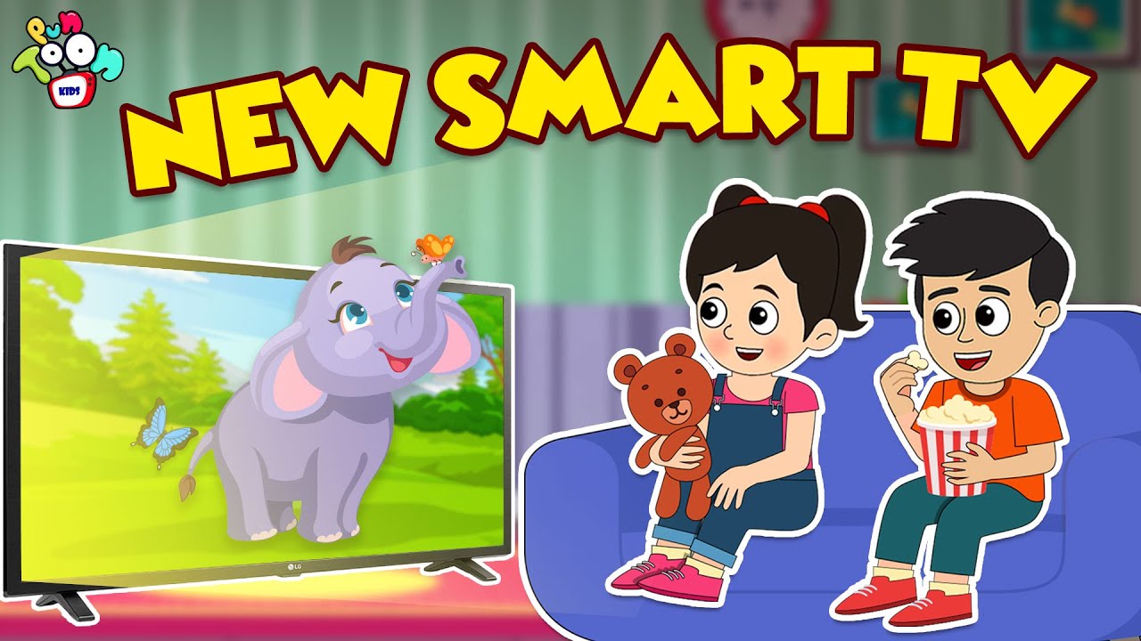 Watch Latest Kids English Nursery Story 'New Smart TV | Gattu's ...