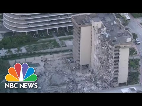 Watch Florida Officials Briefing After Miami Beach Building Collapse | NBC News