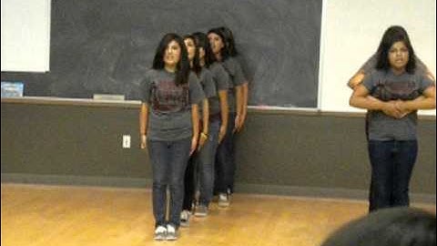 Lambda Theta Alpha Latin Sorority, Inc. DeLTA Theta Chapter at UCSB Saluting