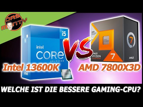 Intel 13600K vs AMD 7800X3D | Ist Intels 13. Generation wirklich so ein Stromfresser? | DasMonty