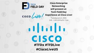 LIVE 🔴 Cisco Data Center Networking Presents at Tech Field Day Extra at Cisco Live US 2026