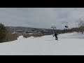360 (180) VR - Skiing USA, Vermont - 4K