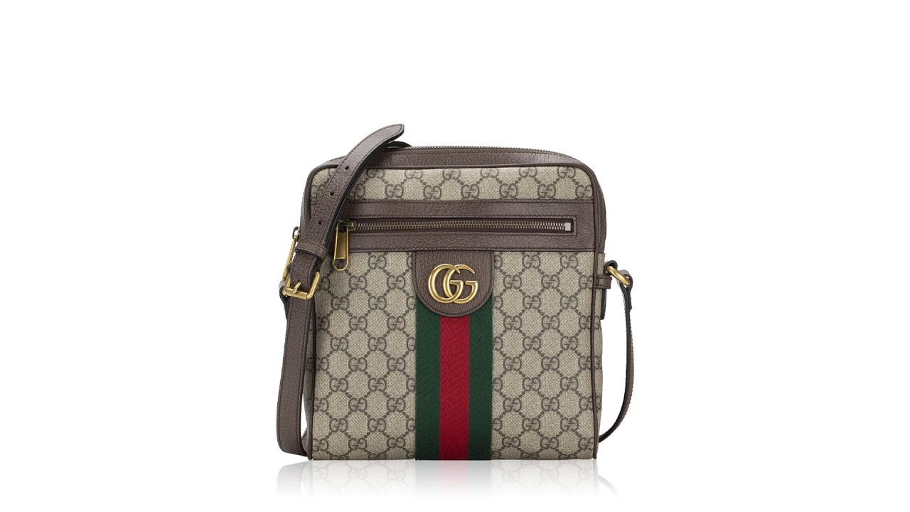 Richie's Reviews: Gucci GG Supreme Black Small Messenger Bag 