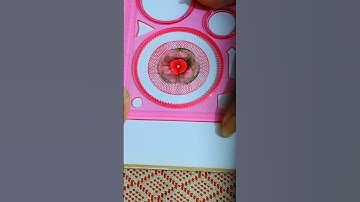 Beautiful Spirograph Art 😍 #spirograph #satisfying #asmr #art #shorts #shortsfeed #artwork #trending