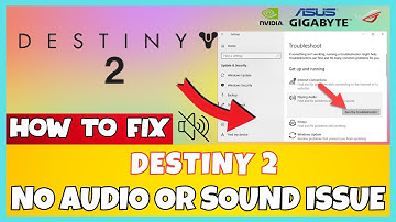 How to Fix Destiny 2 No Audio/ Sound Problem ! ✅ 2023 #Latest