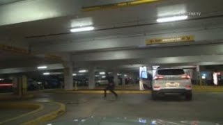 Pursuit Suspect Bails From Car In Parking Structure GETS AWAY FROM POLICE!