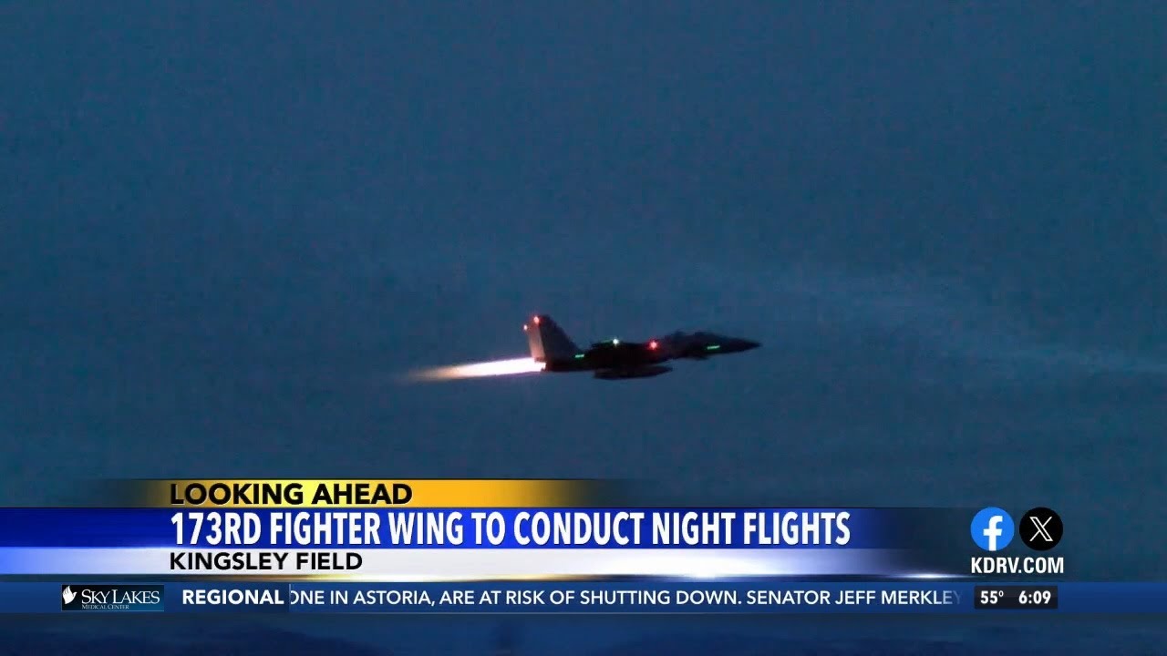 173rd Fighter Wing to conduct night flights