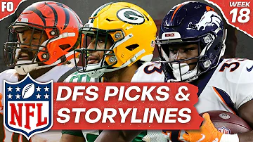 Did Cordarrelle Patterson Run Out of Gas? | NFL Week 18 DFS Picks & Storylines
