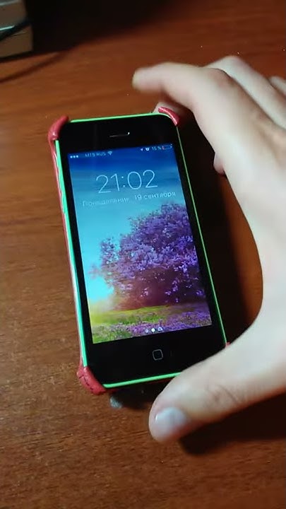 Батарея iphone 5c - YouTube