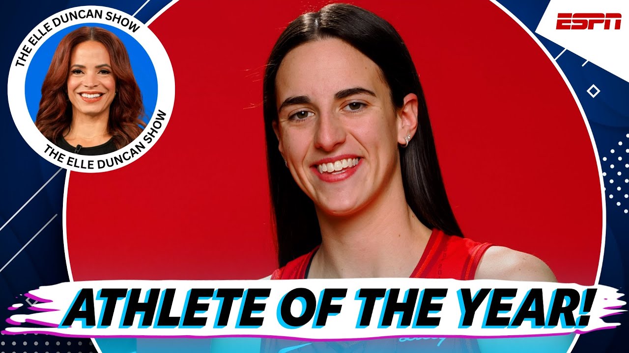 Caitlin Clark DESERVES Athlete of the YEAR! Elle Duncan reacts...