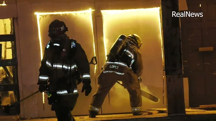 2 alarm Commercial Fire in Rialto CA