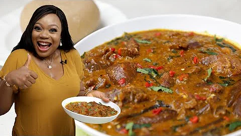 HOW TO COOK OGBONO SOUP/NIGERIAN OGBONO SOUP RECIPE - IFY'S KITCHEN
