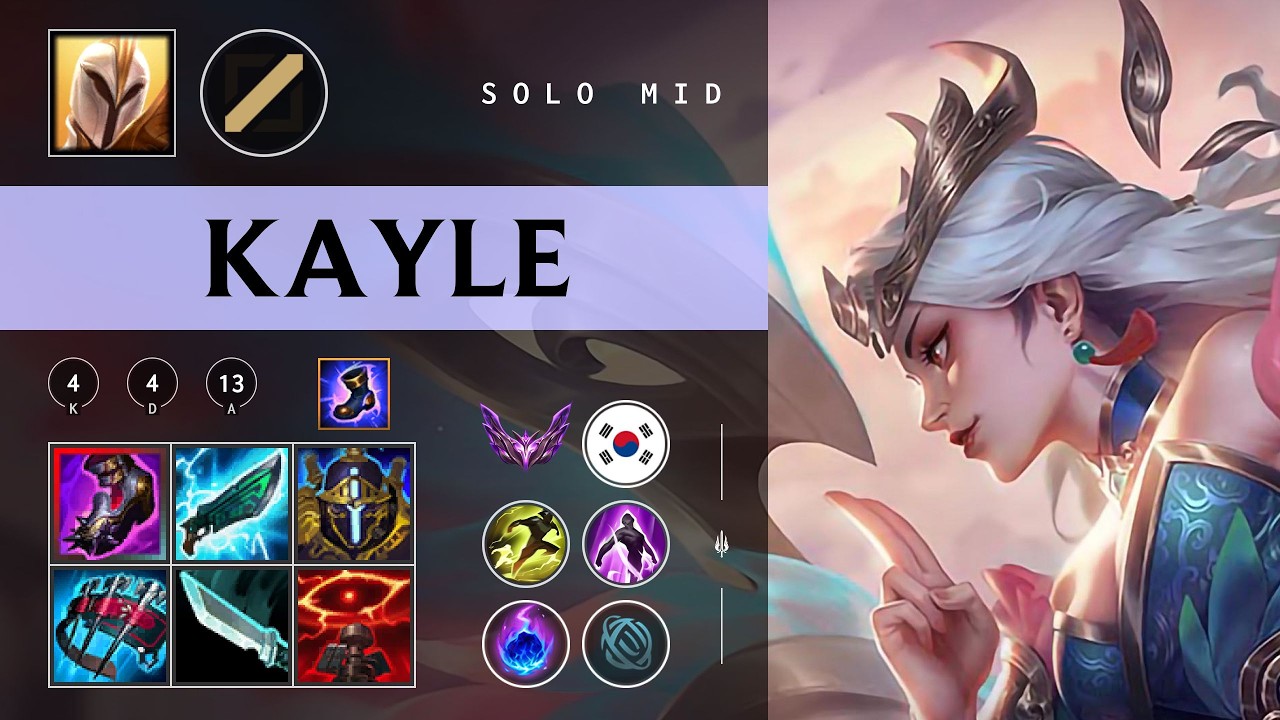 Kayle Mid vs Orianna - KR Master Patch 26.04