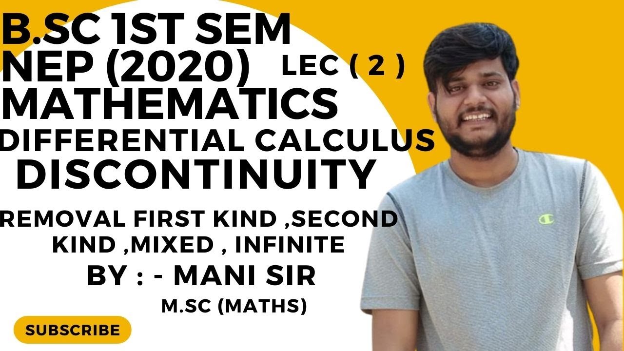 REMOVAL, FIRST KIND ,SECOND KIND ,MIXED , INFINITE DISCONTINUITY