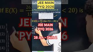 Q) The probability distribution of  a random variable X is given belowIf E(X)=263/15, then P