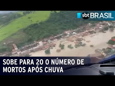 Sobe para 20 o número de mortes causadas pelas chuvas na Bahia | SBT Brasil (27/12/21)