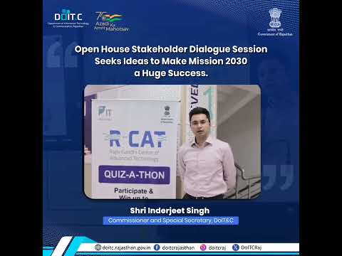 Open House Stakeholders Dialogue Session | R-CAT | Mission 2030