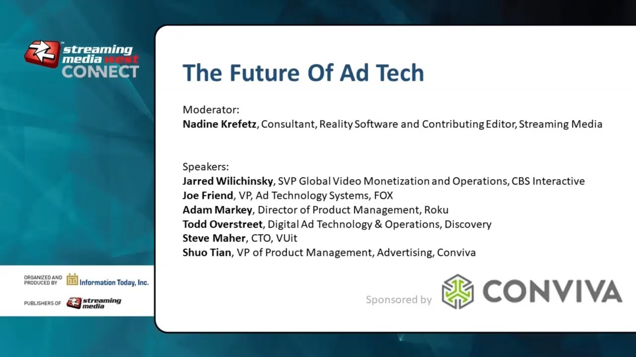 The Future Of Ad Tech - YouTube