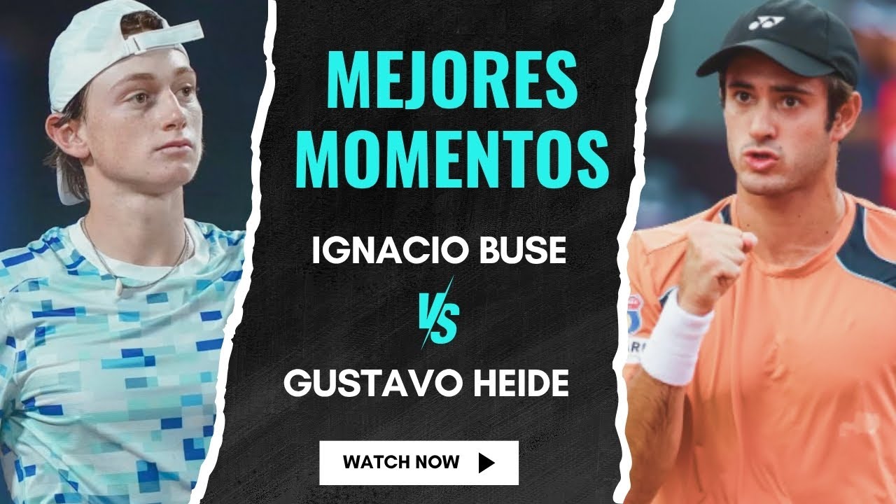 IGNACIO BUSE VS GUSTAVO HEIDE CUARTOS DE FINAL CHALLENGER MONTEVIDEO