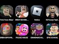 TIM'S FARM OBBY,GREAT SCHOOL,Roblox,Mr Funny's ToyShop,SIREN COP'S PRISON,POLICE HOUSE...
