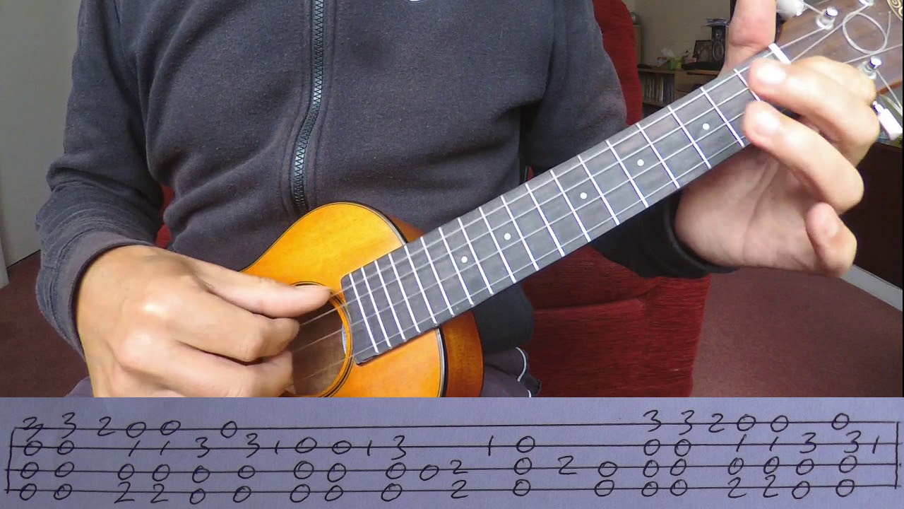 English Country Garden ukulele Tutorial with tab. YouTube