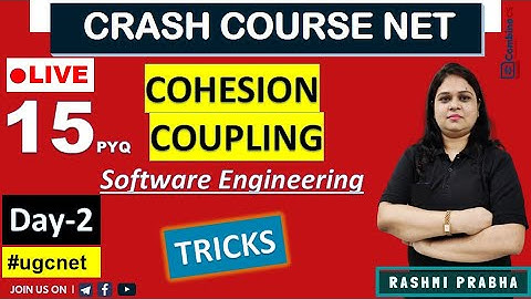 Software Engineering | Cohesion & Coupling | Software Design | Tricks & Last Minute Notes | Rashmi