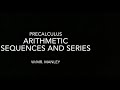 Arithmetic Sequences and Series