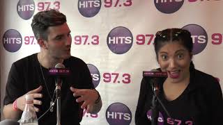 Netsky sits with Kimmy B. during Miami Music Week