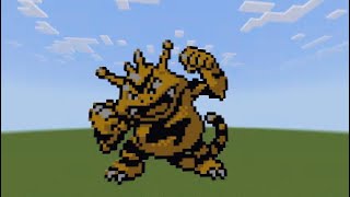 How to make Electabuzz Pixel Art in minecraft How to make Electabuzz Pixel Art in minecraft