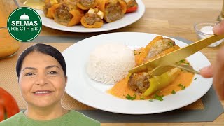 Gefüllte Paprika Paprikaschoten Gefüllt Low Carb